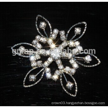 crystal rhinestone pin brooch